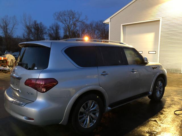 JN8AZ2NF2G9612039 - 2016 INFINITI QX80 SILVER photo 4