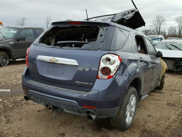 2GNFLBE31E6286995 - 2014 CHEVROLET EQUINOX LT BLUE photo 4