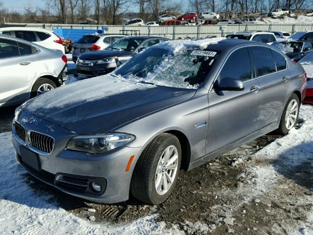 WBA5A5C54GD526851 - 2016 BMW 528 I GRAY photo 2