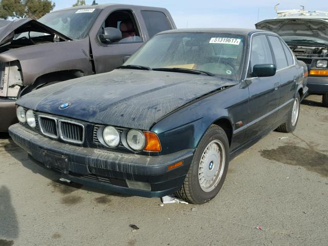 WBAHD6322SGK54615 - 1995 BMW 525 I AUTO GREEN photo 2