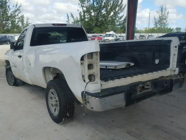 1GCEC14C98Z108390 - 2008 CHEVROLET SILVERADO WHITE photo 3