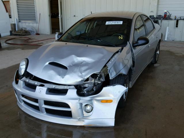 1B3ES66S94D501951 - 2004 DODGE NEON SRT-4 SILVER photo 2