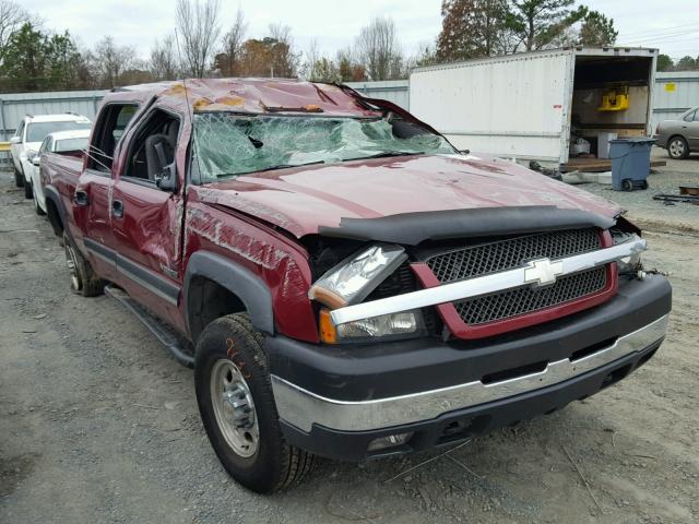 1GCHC23174F118544 - 2004 CHEVROLET SILVERADO RED photo 1