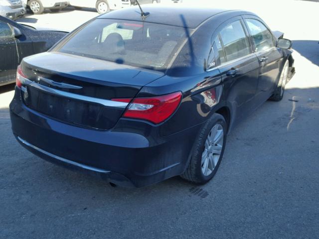 1C3CCBBB0CN267679 - 2012 CHRYSLER 200 TOURIN BLACK photo 4