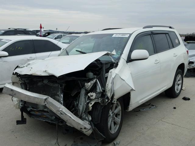 JTEES41A782053028 - 2008 TOYOTA HIGHLANDER WHITE photo 2