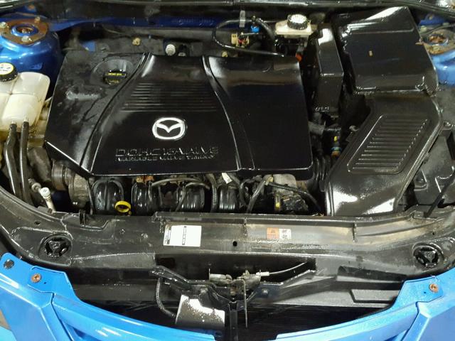 JM1BK323041169334 - 2004 MAZDA 3 S BLUE photo 7