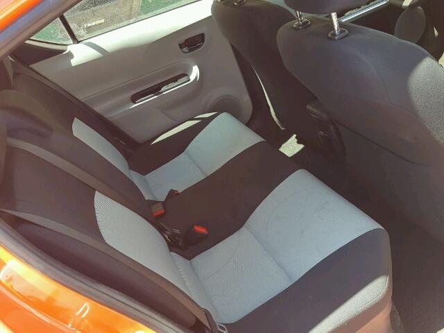 JTDKDTB37C1022484 - 2012 TOYOTA PRIUS C ORANGE photo 6