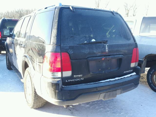 5LMEU88H55ZJ14610 - 2005 LINCOLN AVIATOR 黑色 照片 3