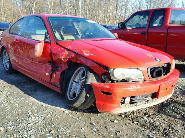 WBABN53491JU33783 - 2001 BMW 330 CI RED photo 9