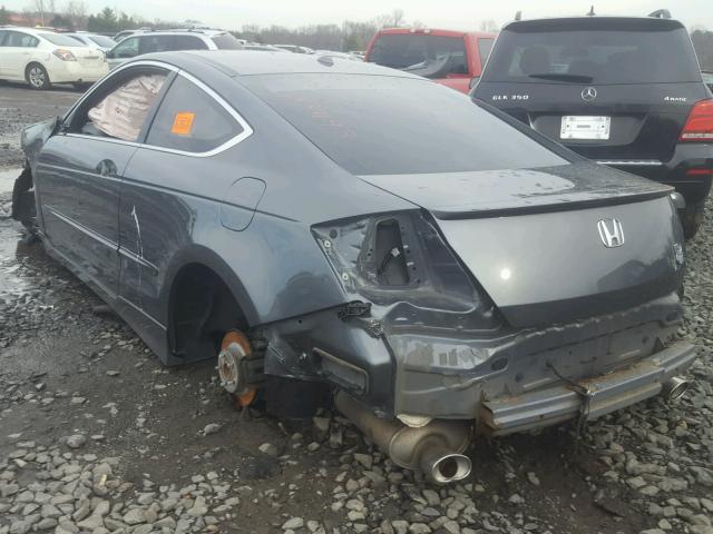 1HGCS2B81BA000643 - 2011 HONDA ACCORD EXL GRAY photo 3