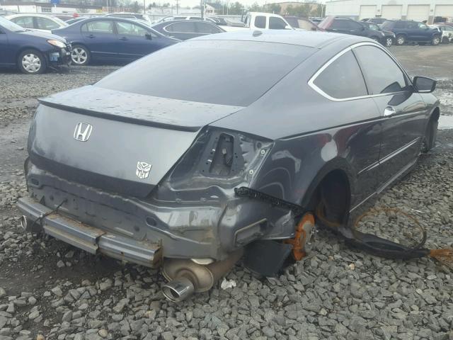 1HGCS2B81BA000643 - 2011 HONDA ACCORD EXL GRAY photo 4