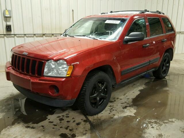 1J4GR48K06C238255 - 2006 JEEP GRAND CHER RED photo 2