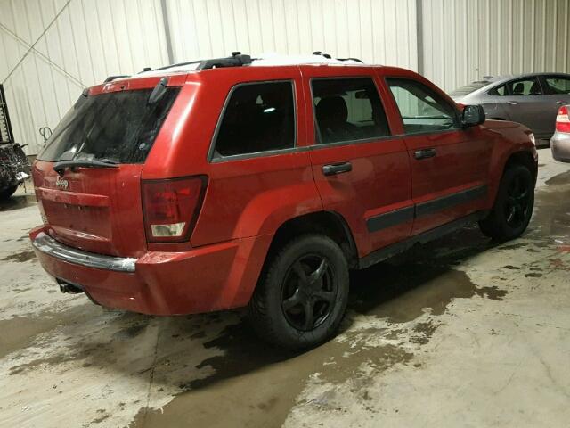 1J4GR48K06C238255 - 2006 JEEP GRAND CHER RED photo 4