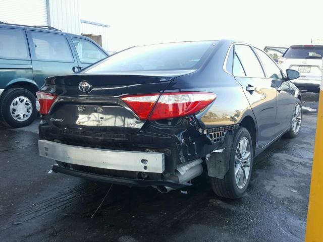 4T1BF1FK5HU366638 - 2017 TOYOTA CAMRY LE BLACK photo 4