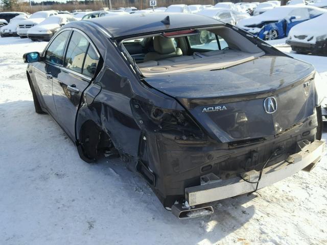 19UUA86569A019743 - 2009 ACURA TL BLACK photo 3