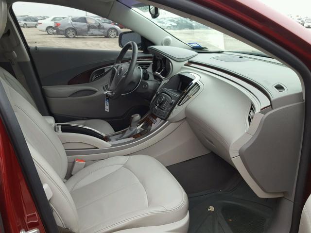 1G4GC5EC7BF341381 - 2011 BUICK LACROSSE C BURGUNDY photo 5