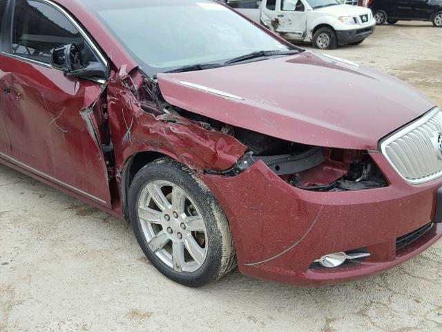 1G4GC5EC7BF341381 - 2011 BUICK LACROSSE C BURGUNDY photo 9