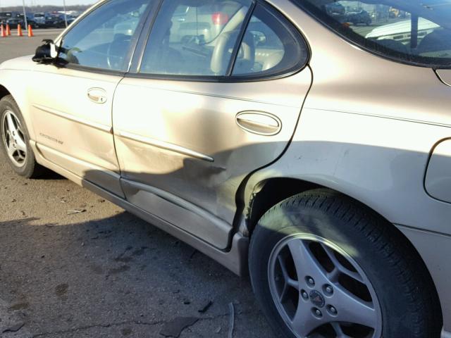 1G2WP52K43F108225 - 2003 PONTIAC GRAND PRIX GOLD photo 9