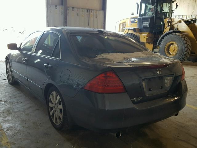 1HGCM66856A001473 - 2006 HONDA ACCORD EX BLUE photo 3