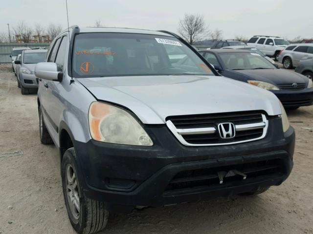 JHLRD78872C030387 - 2002 HONDA CR-V EX SILVER photo 1