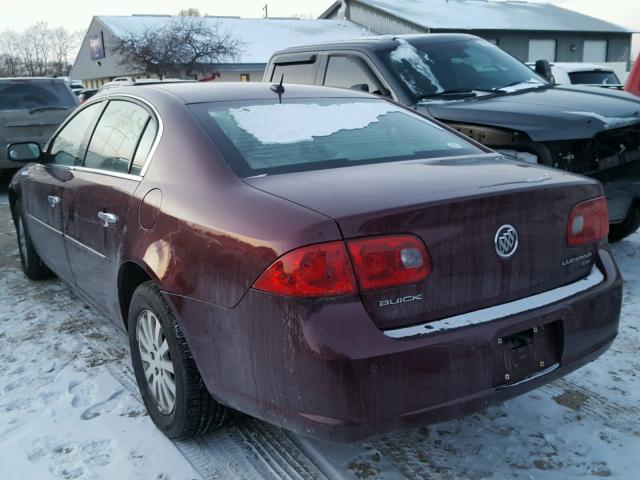 1G4HP57257U212166 - 2007 BUICK LUCERNE CX RED photo 3