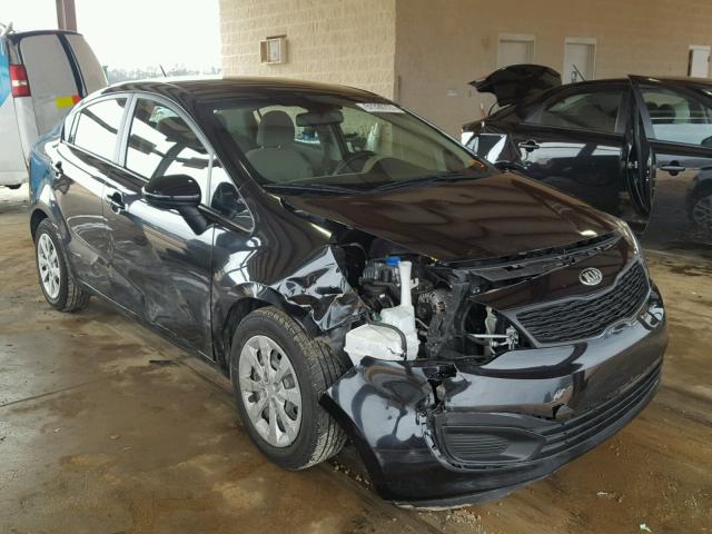 KNADM4A33F6449844 - 2015 KIA RIO LX Սև լուսանկար 1