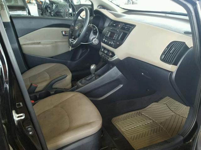 KNADM4A33F6449844 - 2015 KIA RIO LX Սև լուսանկար 5