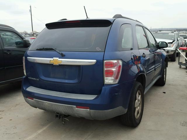 2CNDL13F286011708 - 2008 CHEVROLET EQUINOX LS BLUE photo 4