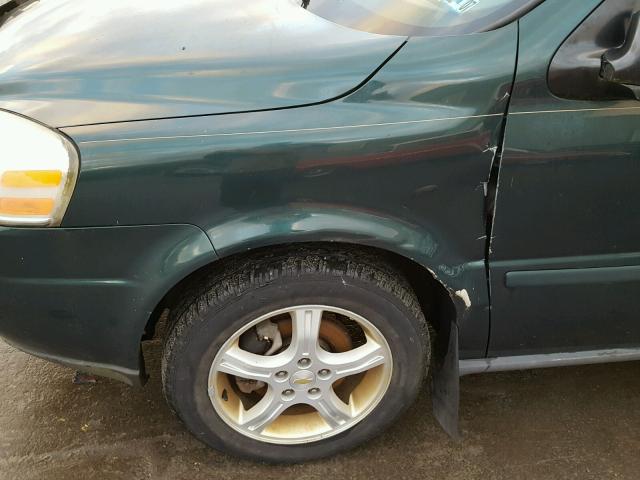 1GNDX33L15D246602 - 2005 CHEVROLET UPLANDER L მწვანე ფოტო 9