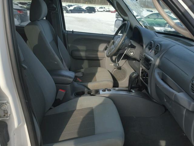 1J4GL58K37W506139 - 2007 JEEP LIBERTY LI WHITE photo 5
