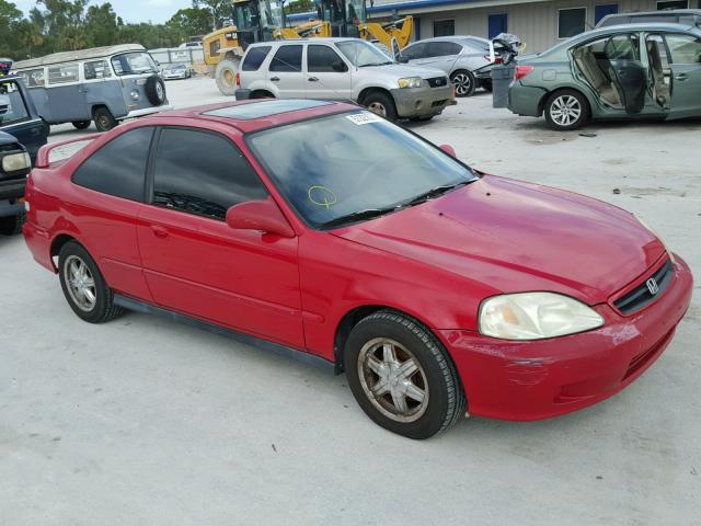 1HGEJ8245YL060045 - 2000 HONDA CIVIC EX RED photo 1