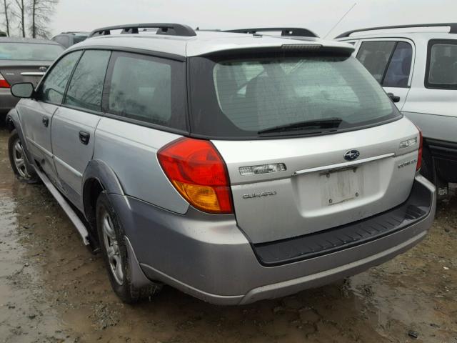 4S4BP61C977326909 - 2007 SUBARU LEGACY OUT SILVER photo 3