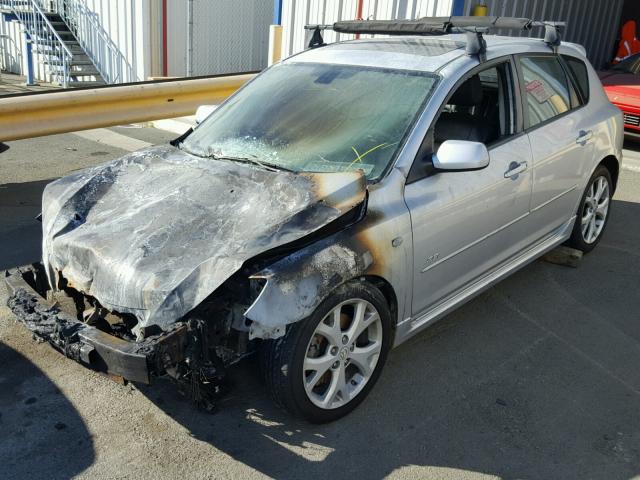 JM1BK344671772962 - 2007 MAZDA 3 HATCHBAC SILVER photo 2