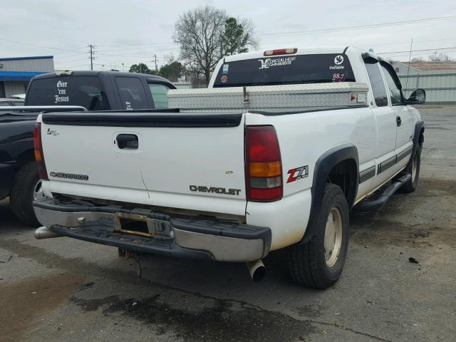 1GCEK19T9YE433902 - 2000 CHEVROLET SILVERADO WHITE photo 4