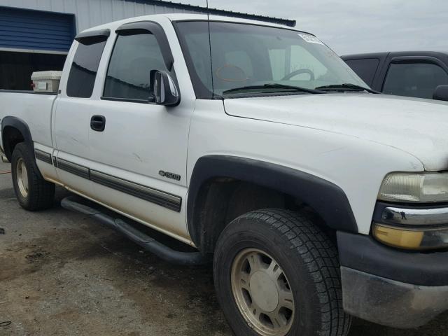 1GCEK19T9YE433902 - 2000 CHEVROLET SILVERADO WHITE photo 9