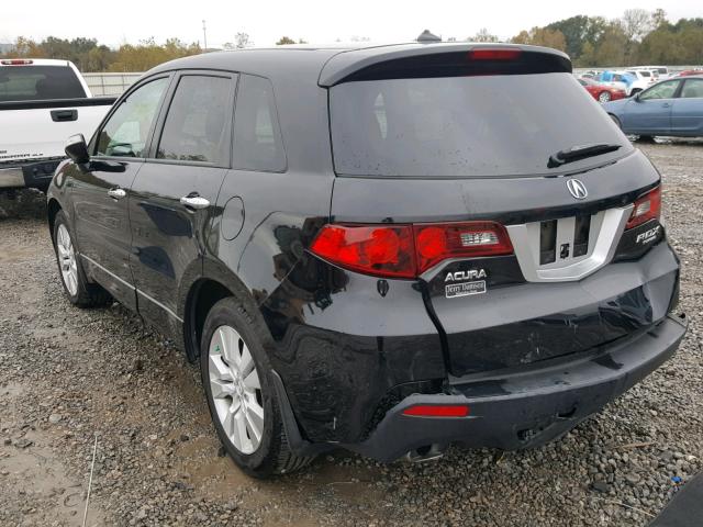 5J8TB2H20CA001870 - 2012 ACURA RDX BLACK photo 3