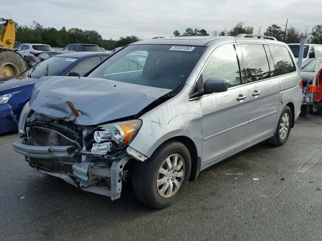 5FNRL3H70AB064107 - 2010 HONDA ODYSSEY EX SILVER photo 2