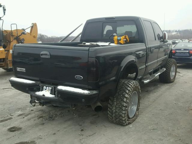 1FTWW31P87EA04252 - 2007 FORD F350 SRW S BLACK photo 4