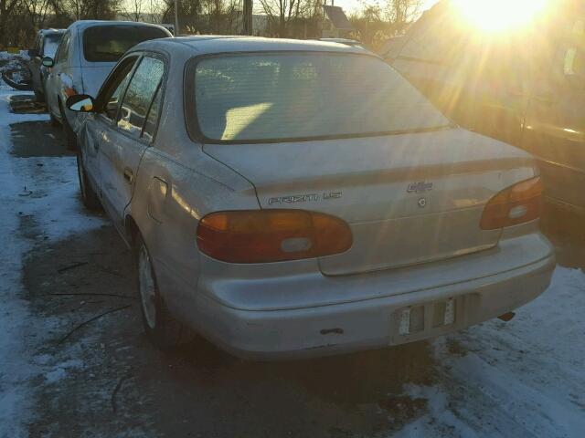 1Y1SK52821Z448168 - 2001 CHEVROLET GEO PRIZM 银色 照片 3