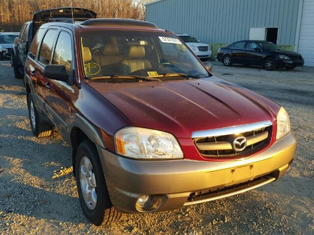 4F2CZ06154KM28658 - 2004 MAZDA TRIBUTE ES RED photo 1