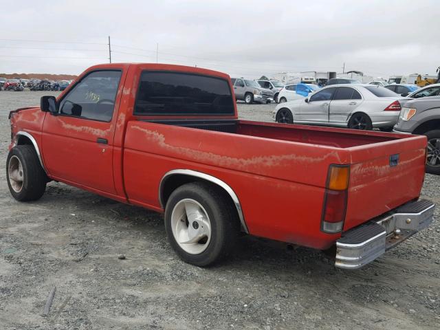 1N6SD11S0NC311580 - 1992 NISSAN TRUCK SHOR RED photo 3