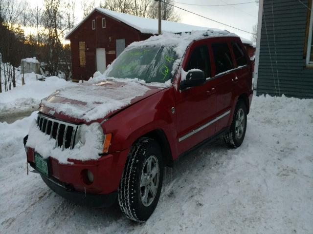 1J4HR58245C531682 - 2005 JEEP GRAND CHER RED photo 2