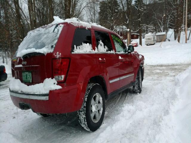 1J4HR58245C531682 - 2005 JEEP GRAND CHER RED photo 4