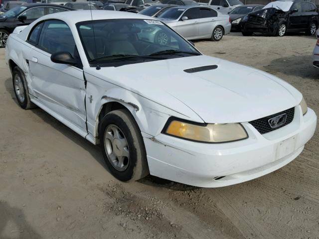 1FAFP4041YF289453 - 2000 FORD MUSTANG WHITE photo 1