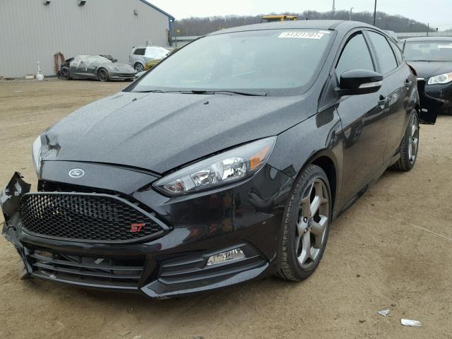 1FADP3L90HL334005 - 2017 FORD FOCUS ST BLACK photo 2