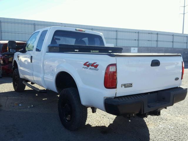 1FTSX31R08ED46082 - 2008 FORD F350 SRW S WHITE photo 3