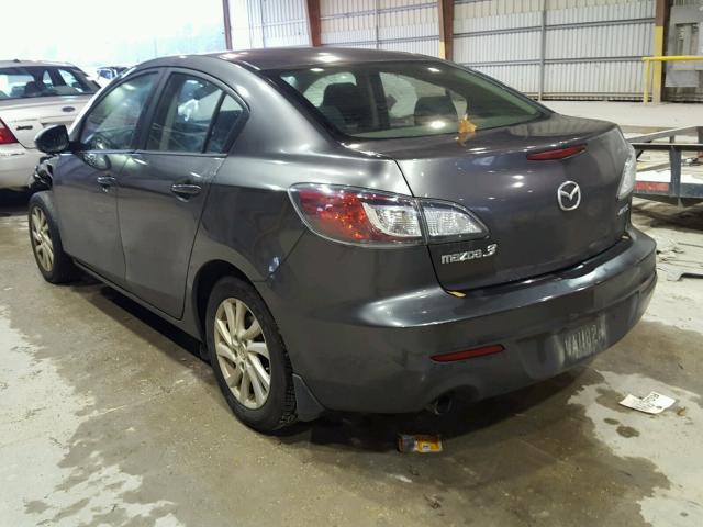 JM1BL1V78C1605913 - 2012 MAZDA 3 I GRAY photo 3