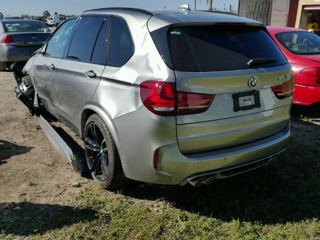 5YMKT6C57J0Y83243 - 2018 BMW X5 M GRAY photo 3