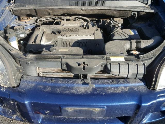 KM8JM12B77U535581 - 2007 HYUNDAI TUCSON GLS BLUE photo 7