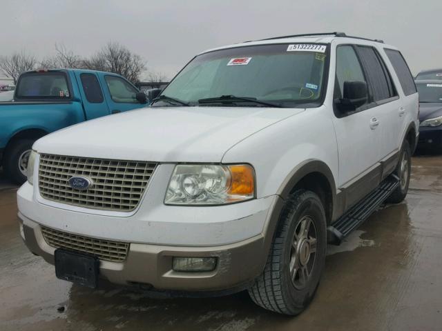1FMFU17L53LB23599 - 2003 FORD EXPEDITION WHITE photo 2